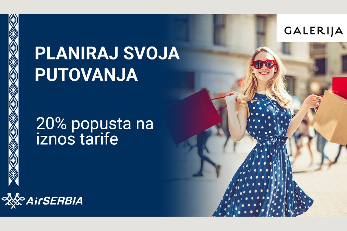 Er Srbija: Poslednja šansa za 20% popusta na avio-karte