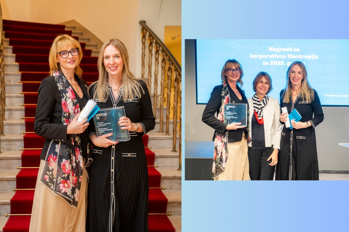 Banca Intesa: VIRTUS nagrada za filantropiju i doprinos zajednici