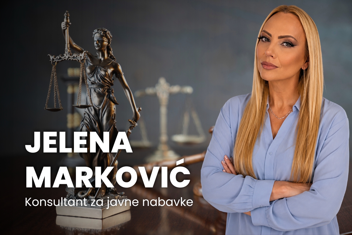 Jelena Marković, diplomirani pravnik i konsultant za javne nabavke