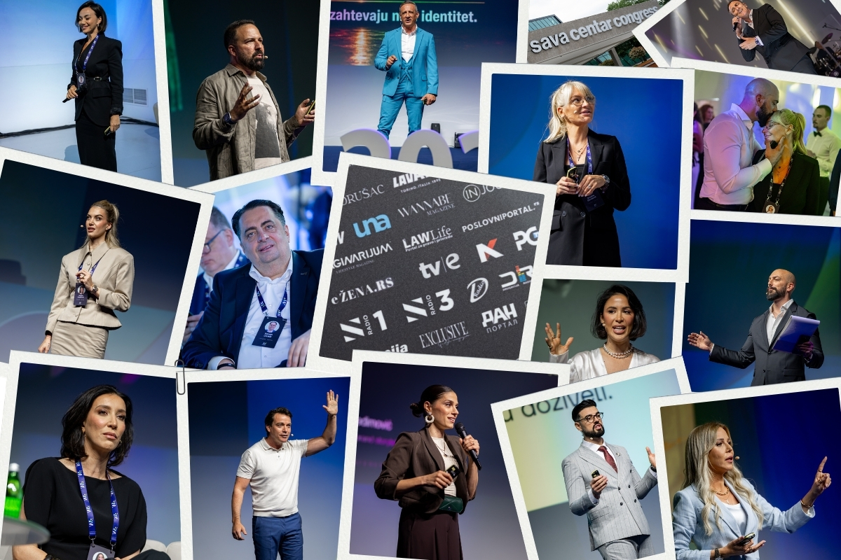 Mindset Conference Belgrade 2026 kolaz koji prikazuje inspirativne momente i govore o ličnom razvoju